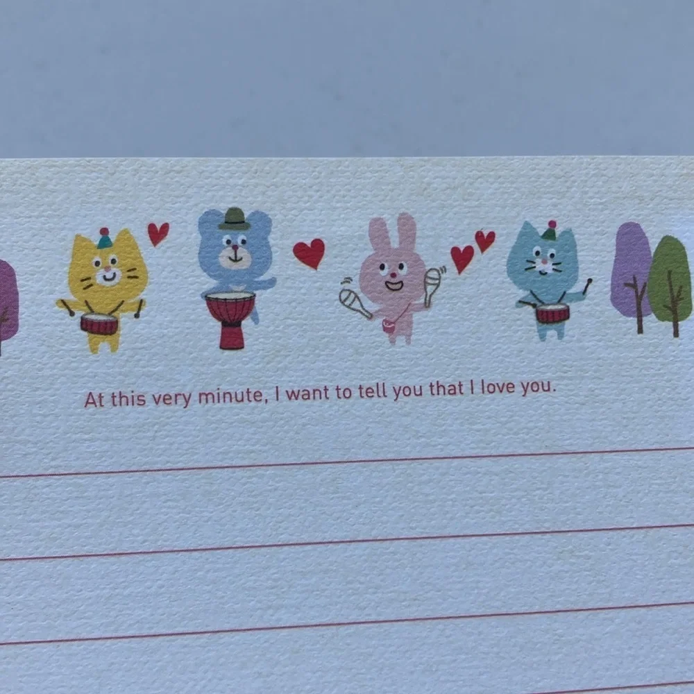 For you 2 cards with envelope I want to tell that I love you